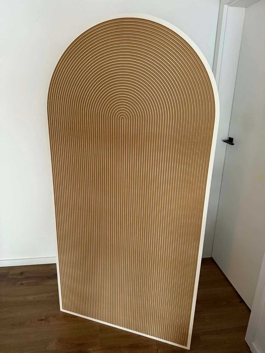 Ścianka dekoracyjna ryflowana MDF 180x90