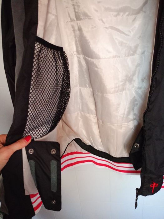 Czarna męska kurtka bomberka bejsbolówka rozm S Red Dragon