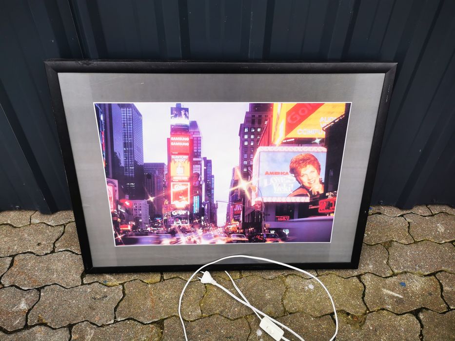 Obraz podświetlany świecący  Ameryka z Niemiec