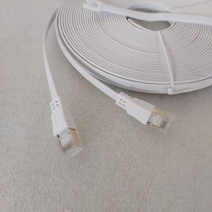 Cat6 płaski kabel Ethernet, 15 m komputer LAN kabel sieciowy