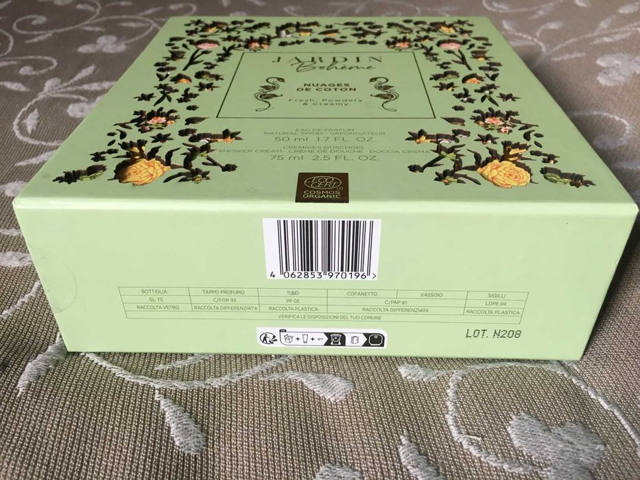 Jardin Boheme - Nuages de coton - woda perfumowana + żel pod prysznic