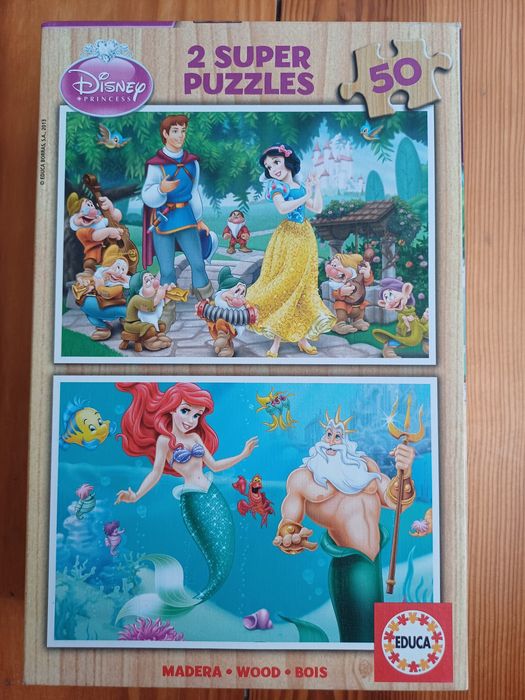 Disney Princess Wooden Puzzles, 50 Pieces