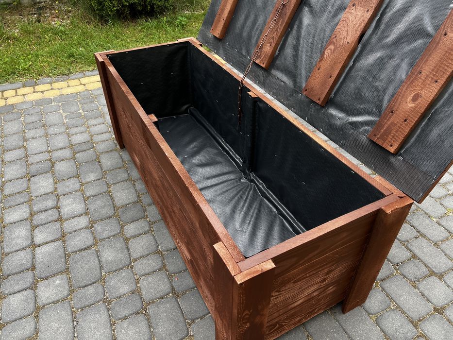 Skrzynia zamykana, kufer do ogrodu i na balkon