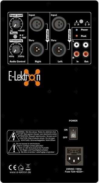 Kolumna basowa subwoofer aktywny E-Lektron  SUB Q45A Sklep Wągrowiec