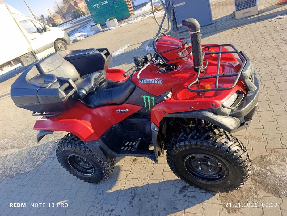 Quad Suzuki LTA 750 - praktycznie jak nowy, używany przez dzieci!