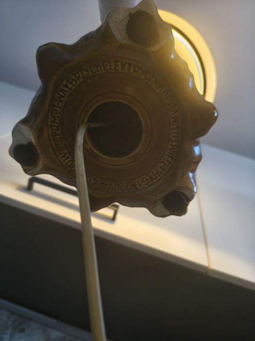 Lampa ceramiczna stołowa WZMPF Wałbrzych