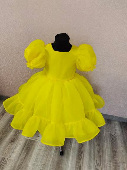 Жовта сукня Святкова сукня