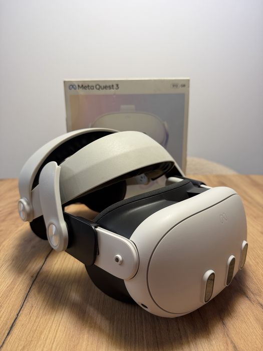 Meta Quest 3 512gb Oculus, Head Strap, gwarancja, Super Stan, kompletny zestaw, Polecam!