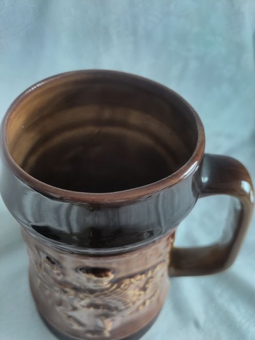 Kufel ceramiczny 21 cm,duży kufel kolekcjonerski