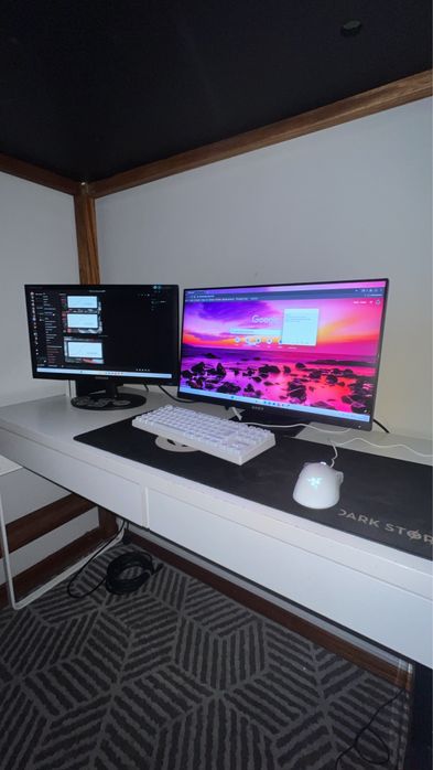 Setup gamer completo 2 monitores