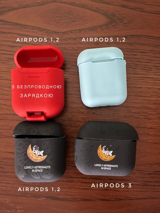 Чехол кейс AirPods 1,2,3 З Зарядный чехол Baseus