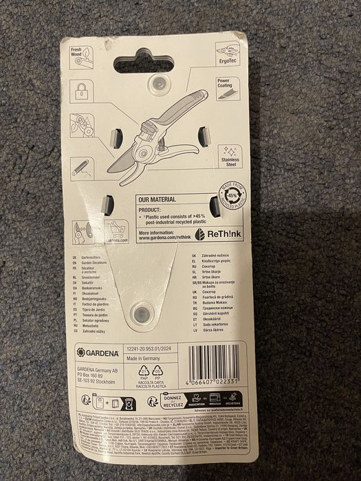 Секатор Gardena 22 мм