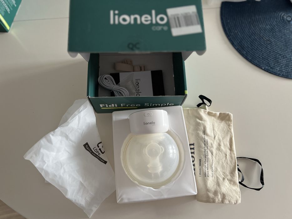 Laktator elektryczny Lionelo Fidi Free Simple White Natural