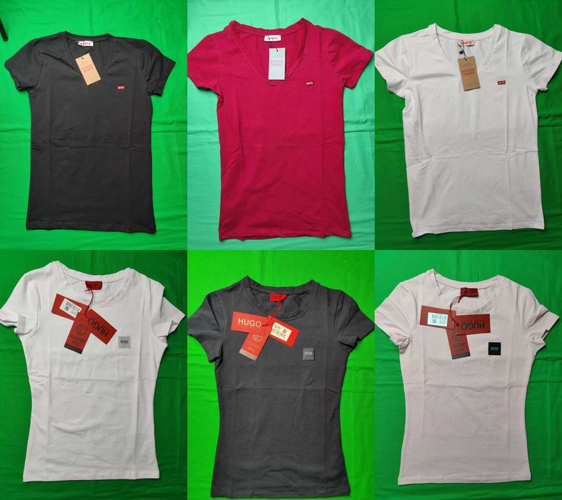 Koszulka Shirt koszulki boss levis damskie Premium