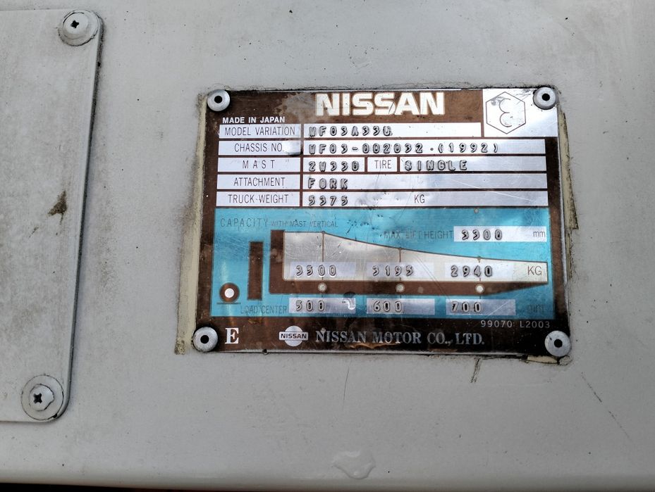 Empilhador Nissan para venda