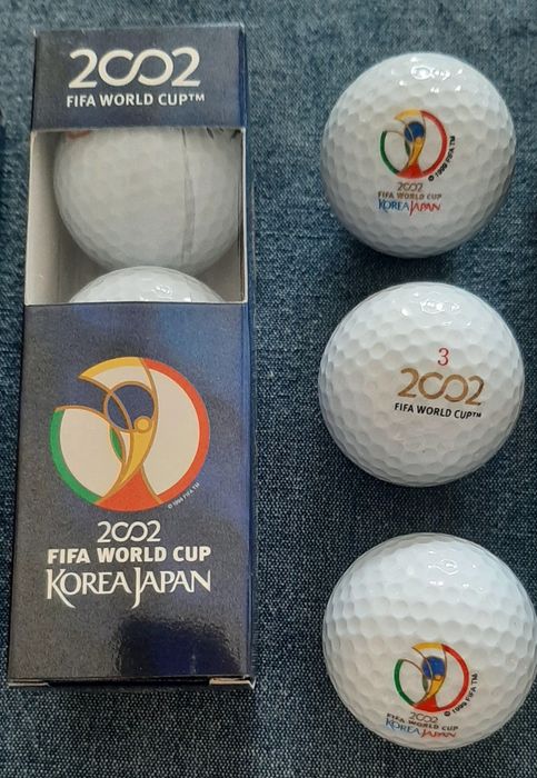 7 Bolas Golfe do Campeonato Mundo Futebol Coreia Japão 2002 Novas