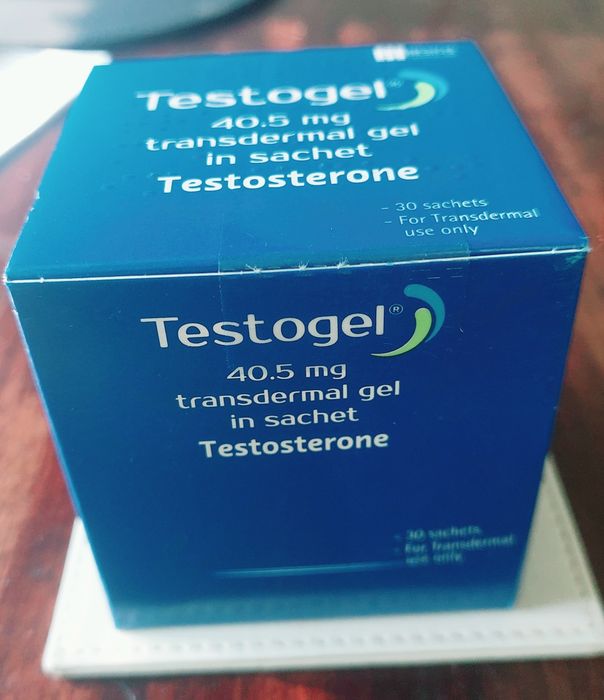 Testogel,  testosteron w żelu, odpowiednim