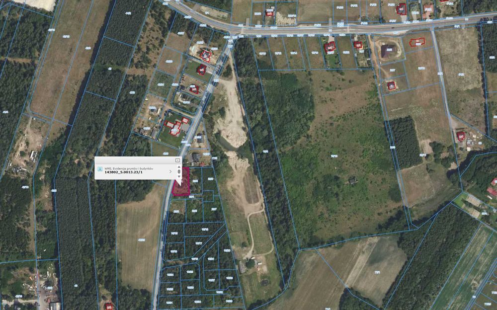 Sprzedam działkę budowlaną o powierzchni 1224 m² położoną we wsi Czekaj koło Mszczonowa - View 3
