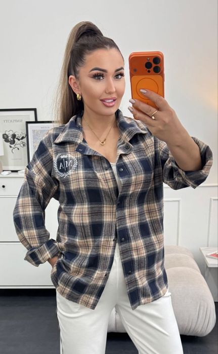 ‼️Фланелева сорочка в клітинку. ОПТ та роздріб. Розм 42-46, 48-52