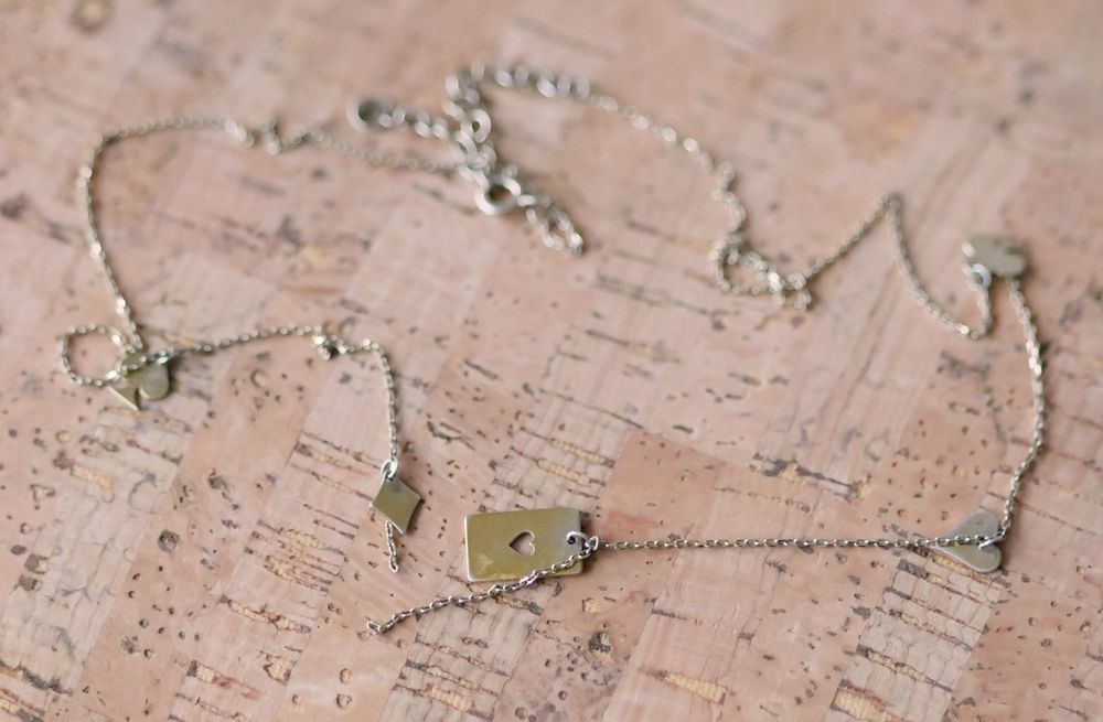 Naszyjnik srebrny pozłacany Yes model N048049