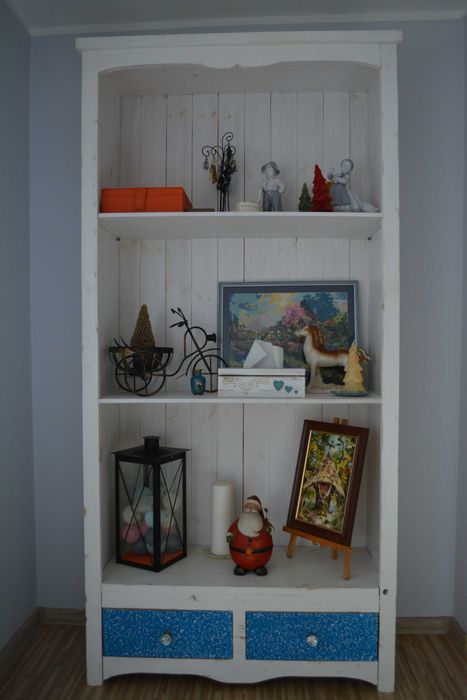 Drewniany duży regał Handmade 190cm