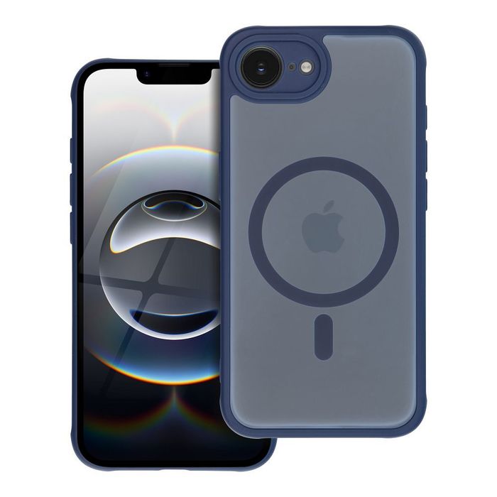 Futerał do iPhone 16 PRO MAX Full Matte Mag Cover zgodny z MagSafe niebieski