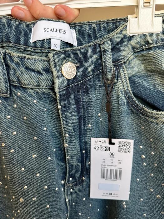 Jeansy wide leg Scalpers S/M