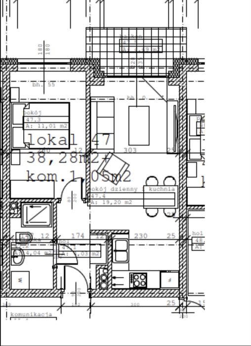 M3 39,33 m² 1 bez podatku PCC piersze piętro  Centrum ul. Stodolna - Więcej