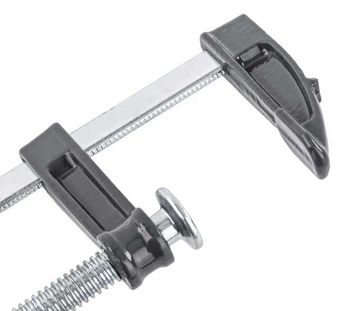 Ścisk stolarski śrubowy zacisk 150x50 mm typ f stalowy do drewna