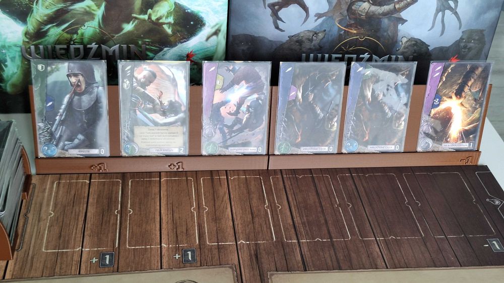 Zestaw podajniki planszetki pasujedogra planszowa Wiedźmin Stary Świat