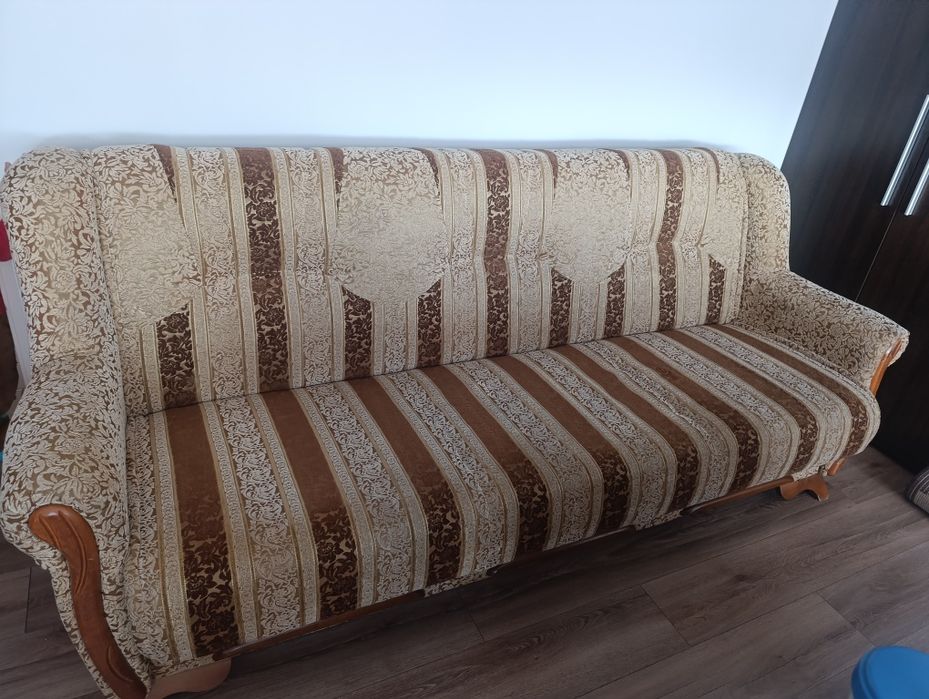 Wersalka rozkładana +fotel rozkładany.