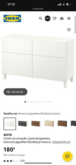 Aparador BESTA branco