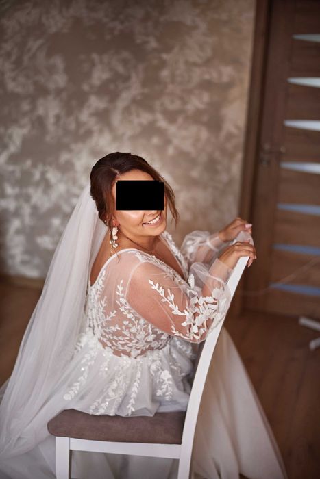 Sukienka Ślubna - Piękna, Używana, Stan Bardzo Dobry