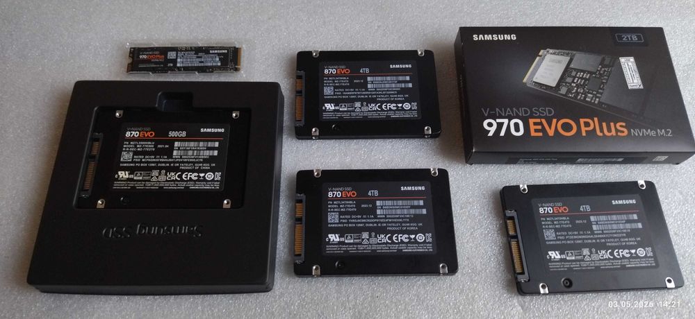 samsung 970 evo plus 500gb - купити комплектуючі для ПК - Ціна на