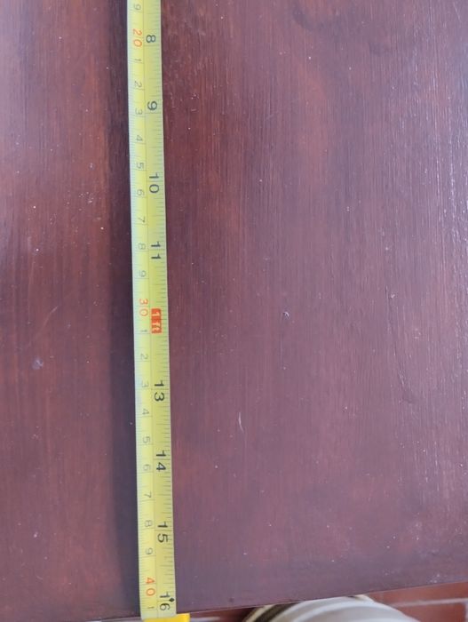 Mesa madeira mogno com duas abas