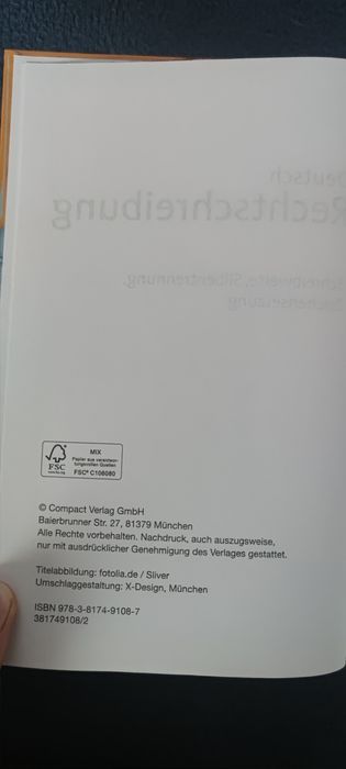 Deutsch Rechtschreibung