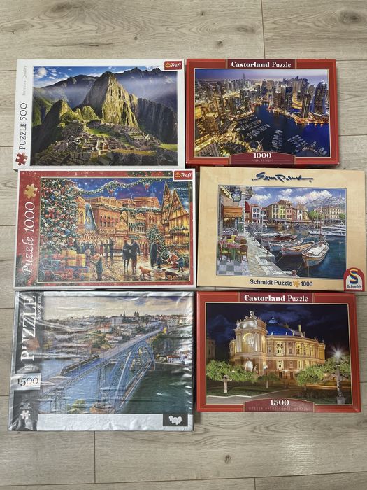 Пазли 500, 1000, 1500