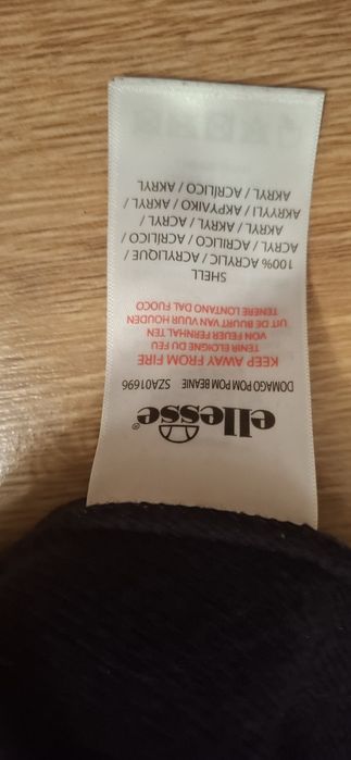 czapka  męska czarna