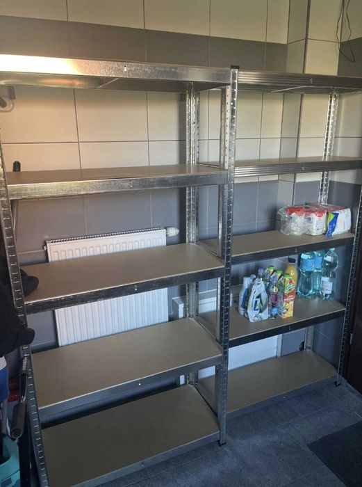 Regał Magazynowy Sklepowy Metalowy 180x90x40cm 5 Półek 875kg Do Garażu