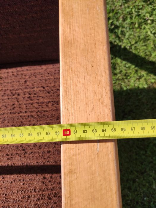 Fotel bujany tapicerowany fotel na płozach