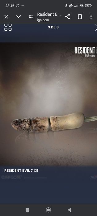 Vendo residente evil 7 Capcom collectors edition RARA com musica