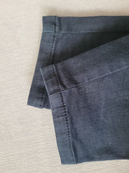 Granatowe sponie, jeansy skinny Zara r. 38