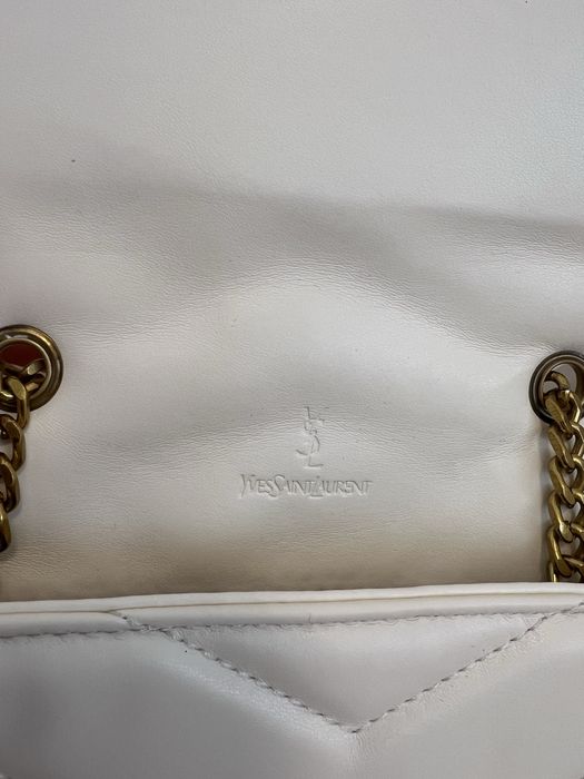 Mala branca Yves Saint Laurent