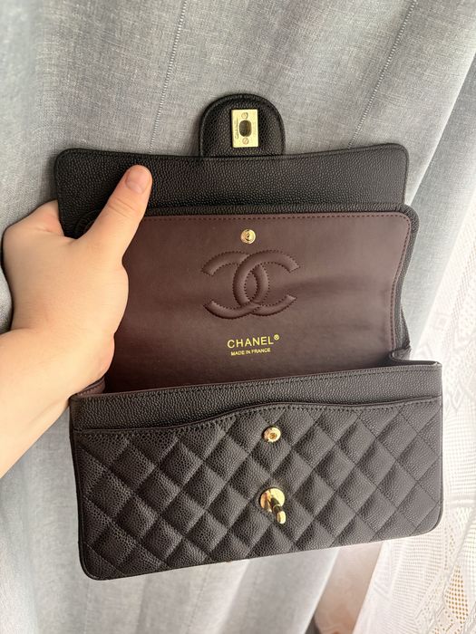Chanel torebka skóra naturalna