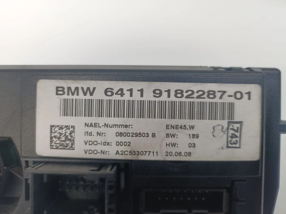 Comando chauffage / sofagem BMW 1 (E87)