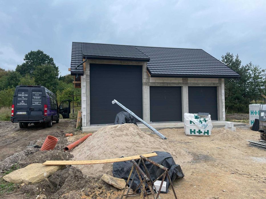 Brama garażowa segmentowa, serwis, naprawa