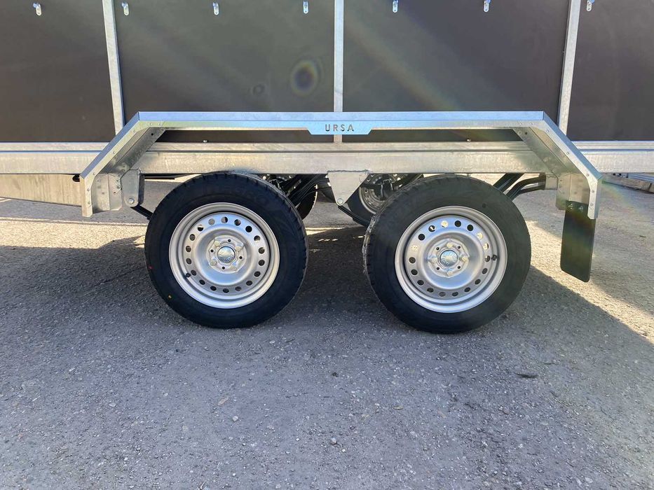 Прицеп двухосный. 2500х1500. Борт 700 мм.