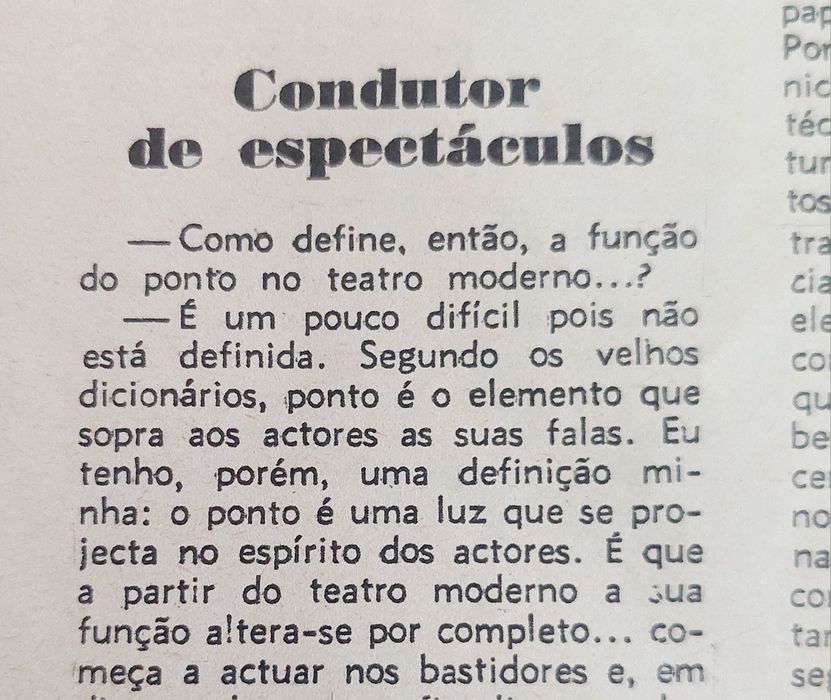 O Teatro visto pelo PONTO