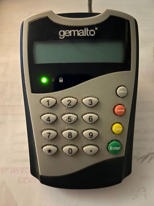 leitor de cartões inteligentes Gemalto