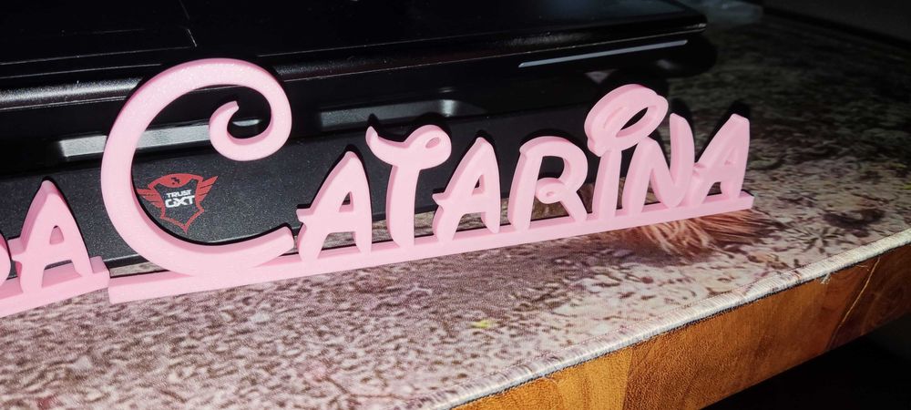 nomes personalizados 3D